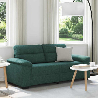 2-zitsbank donkergroen 180x81x84 cm stof