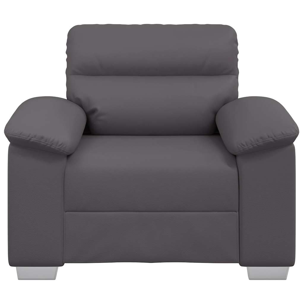 Sofastoel Grijs 100x81x84 cm Kunstleer