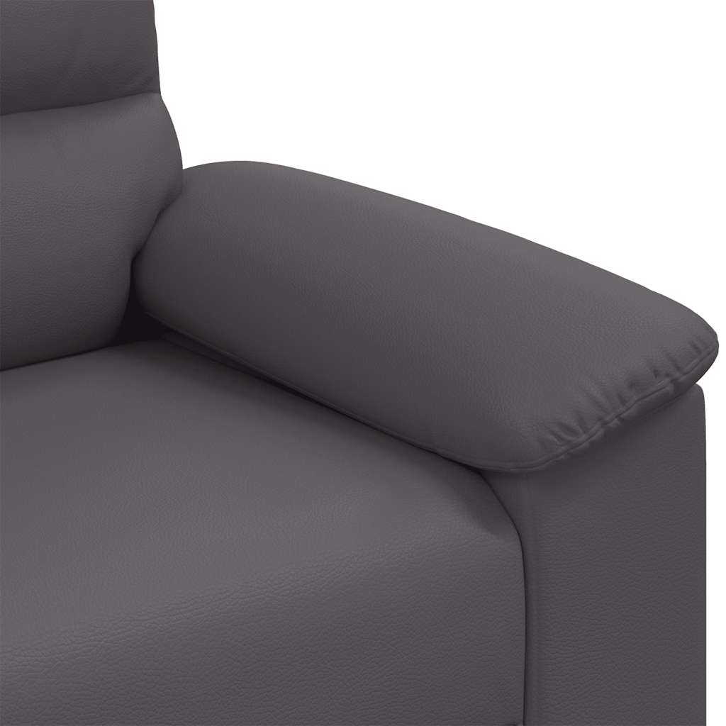 Sofastoel Grijs 100x81x84 cm Kunstleer