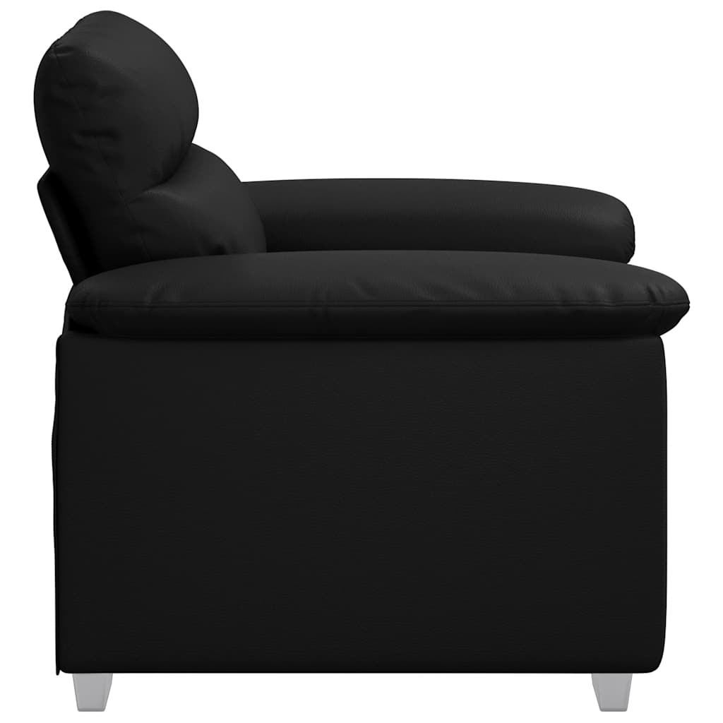 Fauteuil 100x81x84 cm kunstleer zwart