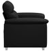 Fauteuil 100x81x84 cm kunstleer zwart