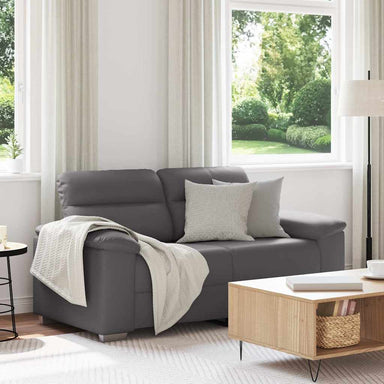 2-zitsbank grijs 160x81x84 cm kunstleer