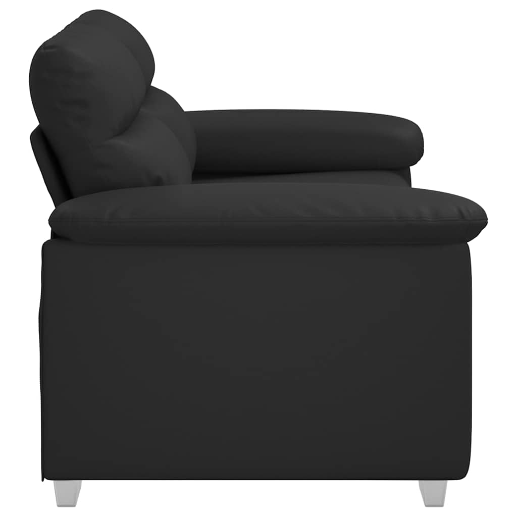 2-zitsbank zwart 160x81x84 cm kunstleer