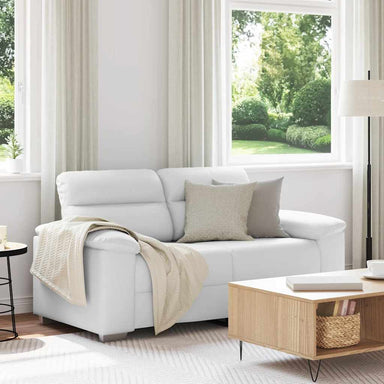 2-zitsbank wit 160x81x84 cm kunstleer