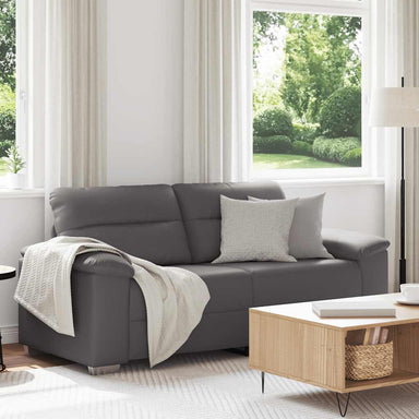 2-zitsbank grijs 180x81x84 cm kunstleer