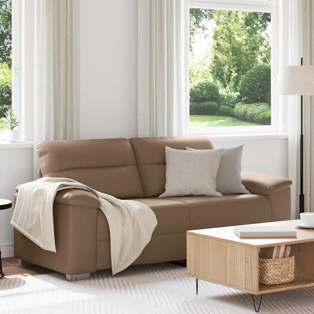 2-zitsbank Cappuccino 180x81x84 cm kunstleer