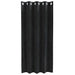 Verduisterende gordijnen 2 st Zwart 140 x 175 cm Fluweel