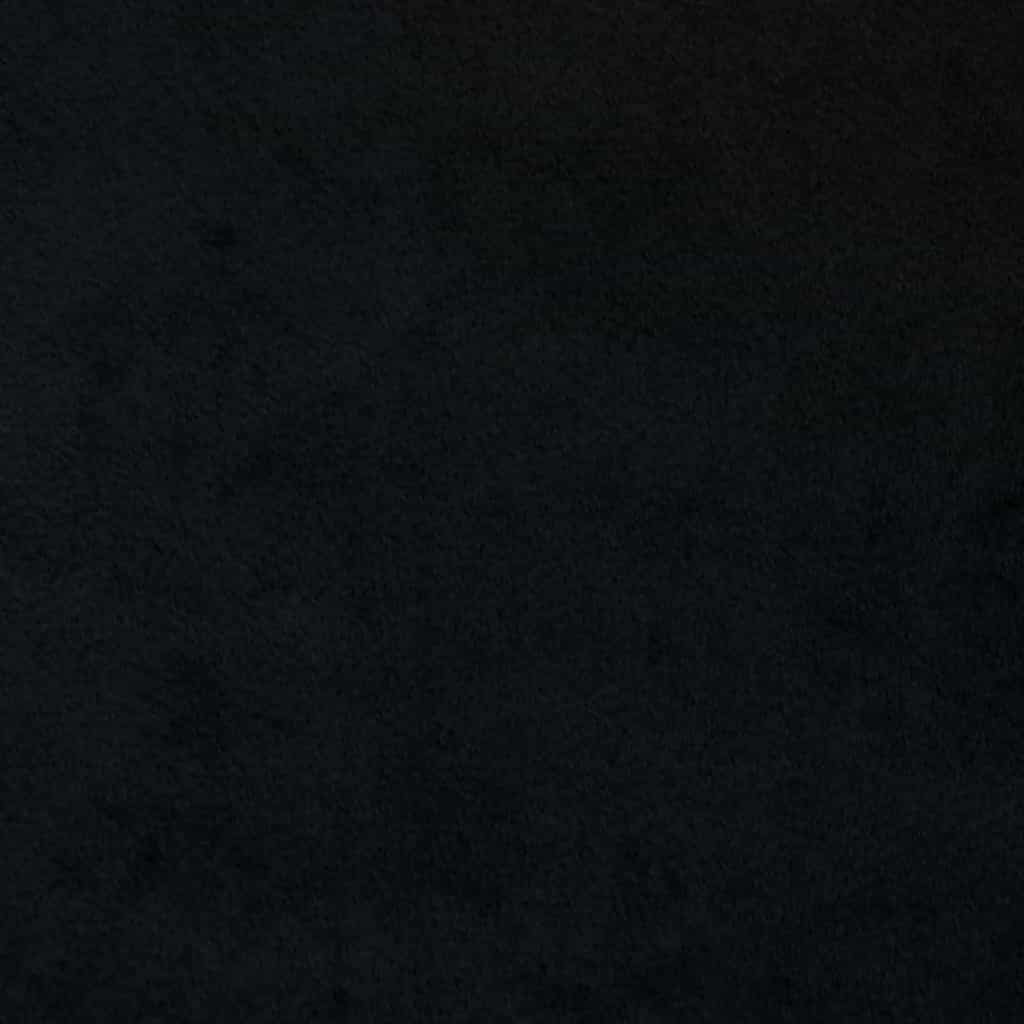 Verduisterende gordijnen 2 st Zwart 140 x 245 cm Fluweel