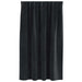 Verduisterende gordijnen 2 st Zwart 140 x 140 cm Fluweel