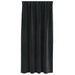 Verduisterende gordijnen 2 st Zwart 140 x 175 cm Fluweel