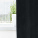 Verduisterende gordijnen 2 st Zwart 140 x 140 cm Fluweel