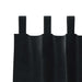 Verduisterende gordijnen 2 st Zwart 140 x 260 cm Fluweel