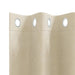 Verduisterende gordijnen 2 st Crème 140 x 140 cm Fluweel