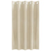 Verduisterende gordijnen 2 st Crème 140 x 140 cm Fluweel