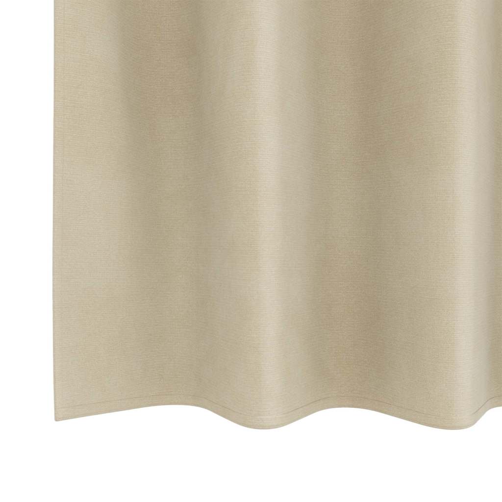 Verduisterende gordijnen 2 st Crème 140 x 175 cm Fluweel