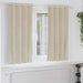 Verduisterende gordijnen 2 st Crème 140 x 175 cm Fluweel