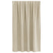Verduisterende gordijnen 2 st Crème 140 x 140 cm Fluweel