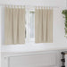 Verduisterende gordijnen 2 st Crème 140 x 140 cm Fluweel