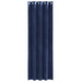 Verduisterende gordijnen 2 st Donkerblauw 140 x 245 cm Fluweel