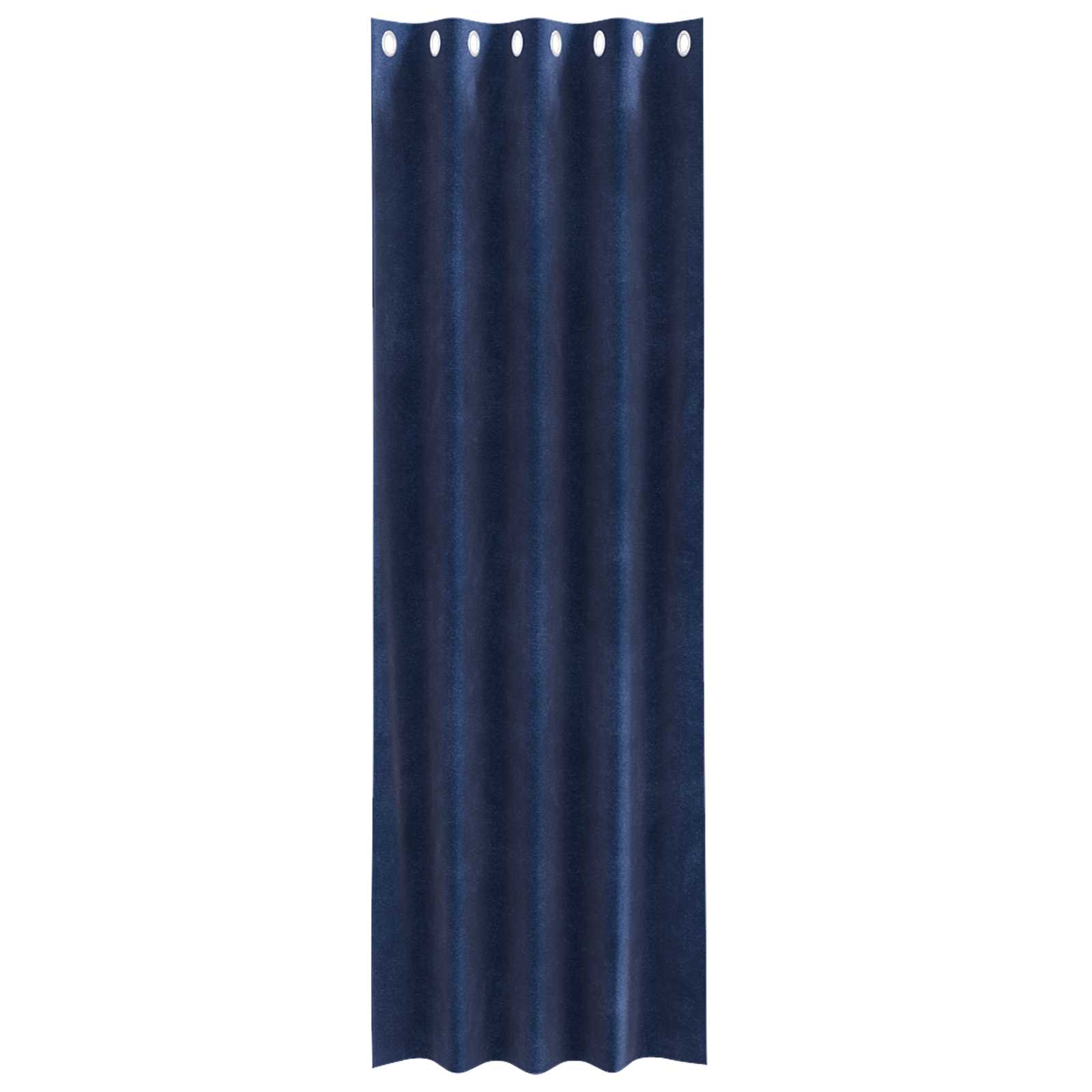 Verduisterende gordijnen 2 st Donkerblauw 140 x 260 cm Fluweel