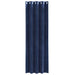 Verduisterende gordijnen 2 st Donkerblauw 140 x 260 cm Fluweel