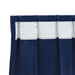 Verduisterende gordijnen 2 st Donkerblauw 140 x 140 cm Fluweel