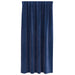 Verduisterende gordijnen 2 st Donkerblauw 140 x 175 cm Fluweel