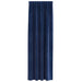 Verduisterende gordijnen 2 st Donkerblauw 140 x 225 cm Fluweel