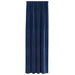 Verduisterende gordijnen 2 st Donkerblauw 140 x 245 cm Fluweel