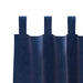Verduisterende gordijnen 2 st Donkerblauw 140 x 245 cm Fluweel