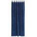Verduisterende gordijnen 2 st Donkerblauw 140 x 245 cm Fluweel