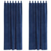 Verduisterende gordijnen 2 st Donkerblauw 140 x 260 cm Fluweel