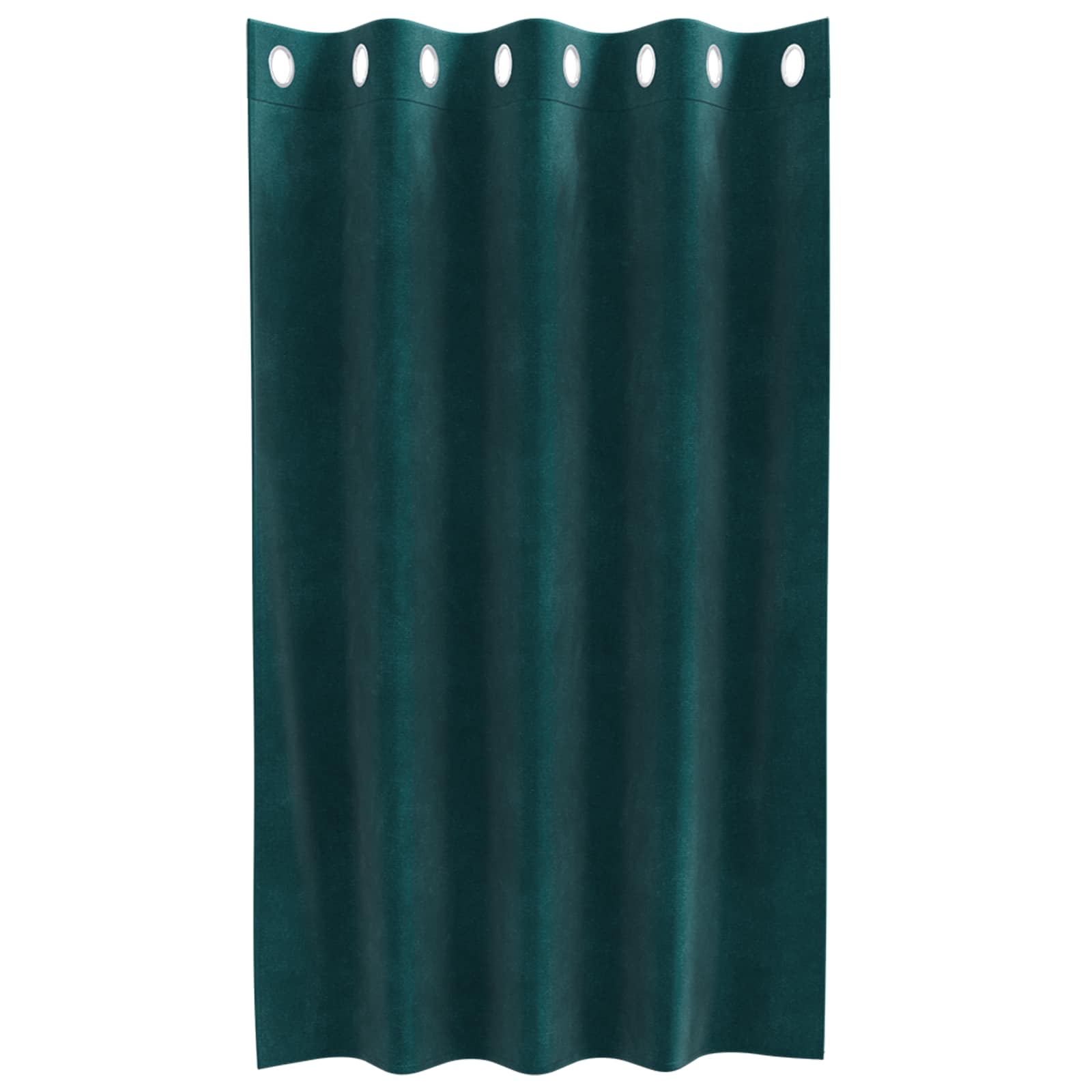 Verduisterende gordijnen 2 st Donkergroen 140 x 140 cm Fluweel