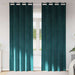 Verduisterende gordijnen 2 st Donkergroen 140 x 260 cm Fluweel
