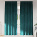 Verduisterende gordijnen 2 st Donkergroen 140 x 260 cm Fluweel