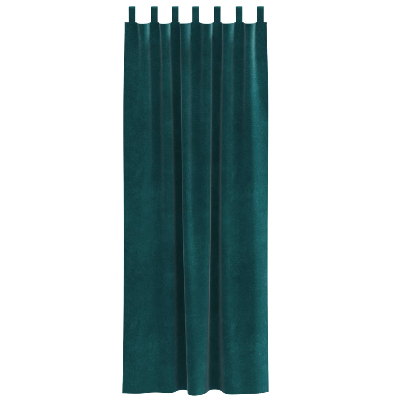 Verduisterende gordijnen 2 st Donkergroen 140 x 245 cm Fluweel