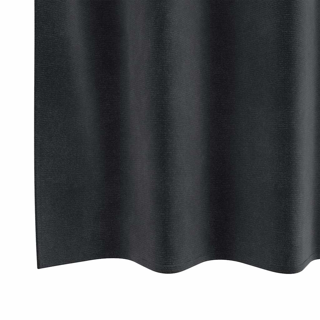 Verduisterende gordijnen 2 st Donkergrijs 140 x 225 cm Fluweel