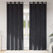Verduisterende gordijnen 2 st Donkergrijs 140 x 225 cm Fluweel