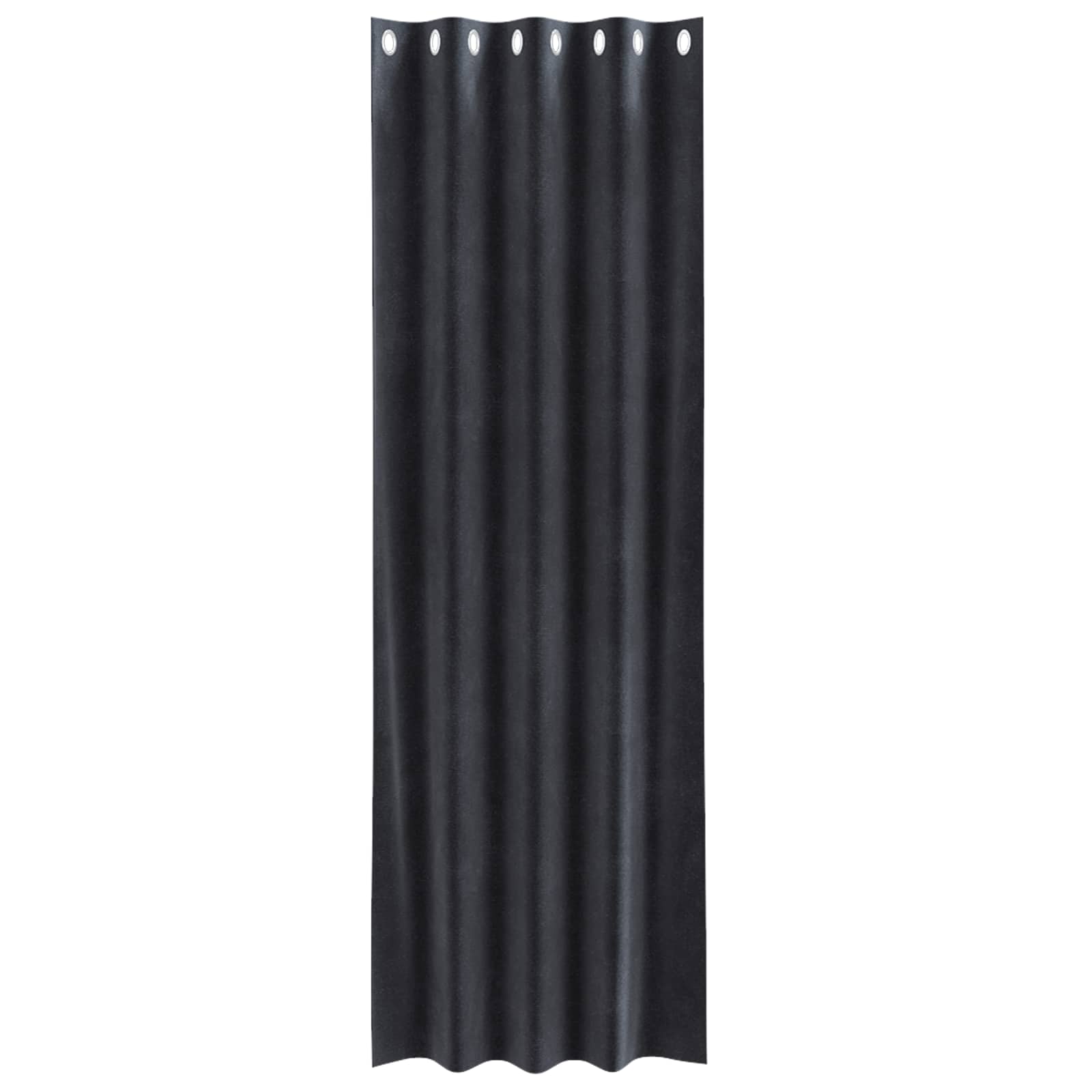 Verduisterende gordijnen 2 st Donkergrijs 140 x 245 cm Fluweel