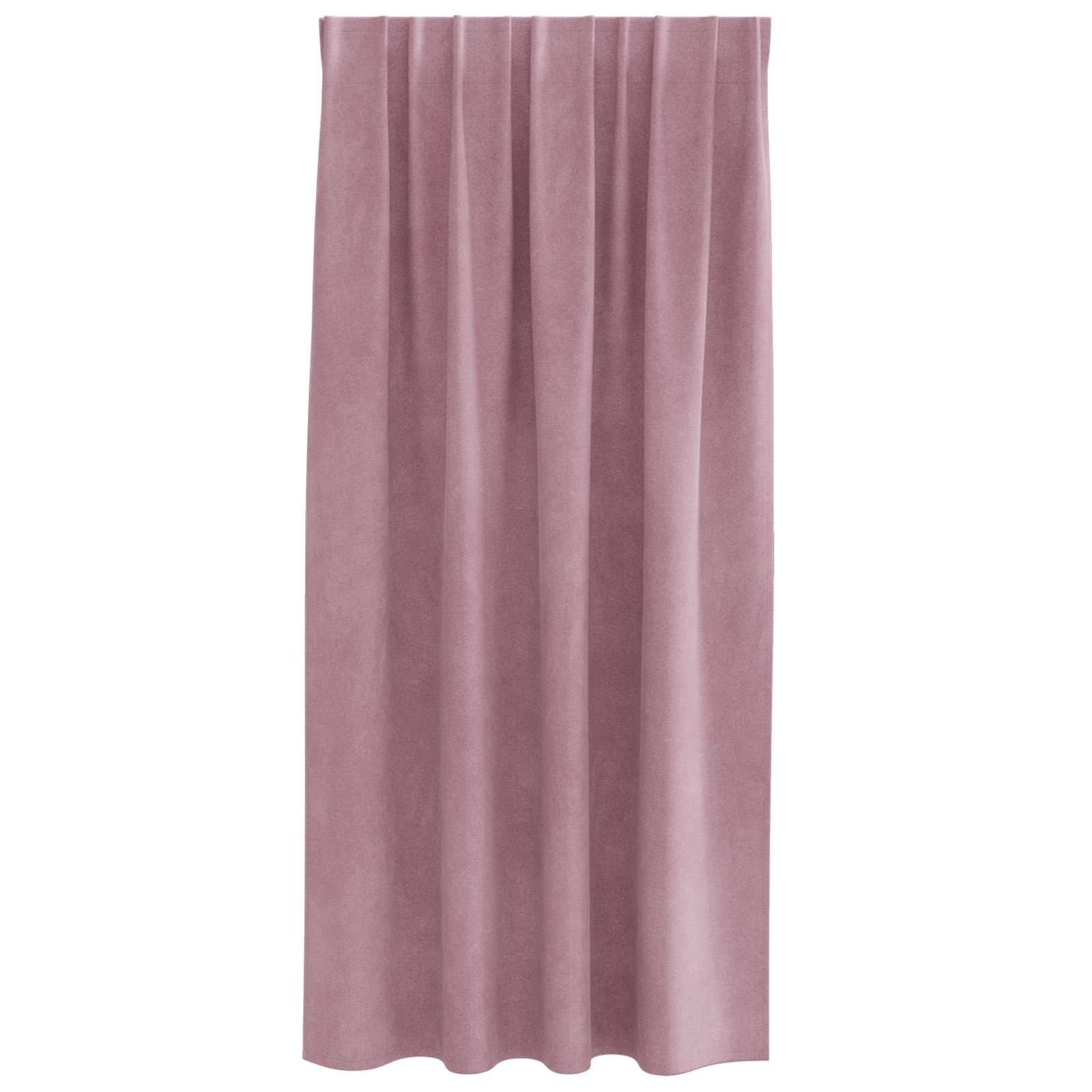 Verduisterende gordijnen 2 st Donkerroze 140 x 175 cm Fluweel