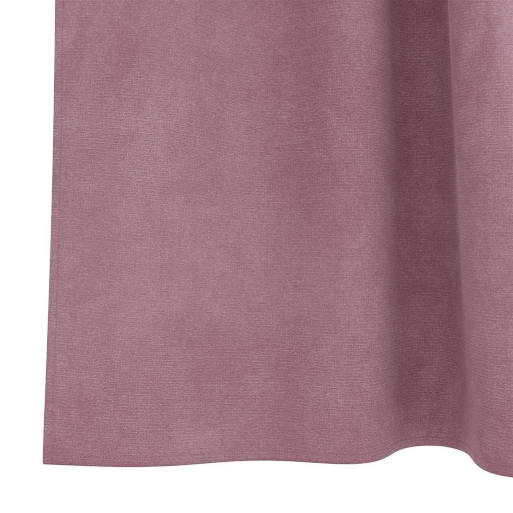 Verduisterende gordijnen 2 st Donkerroze 140 x 260 cm Fluweel