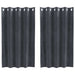 Verduisterende gordijnen 2 pcs Lichtgrijs 140 x 140 cm Fluweel