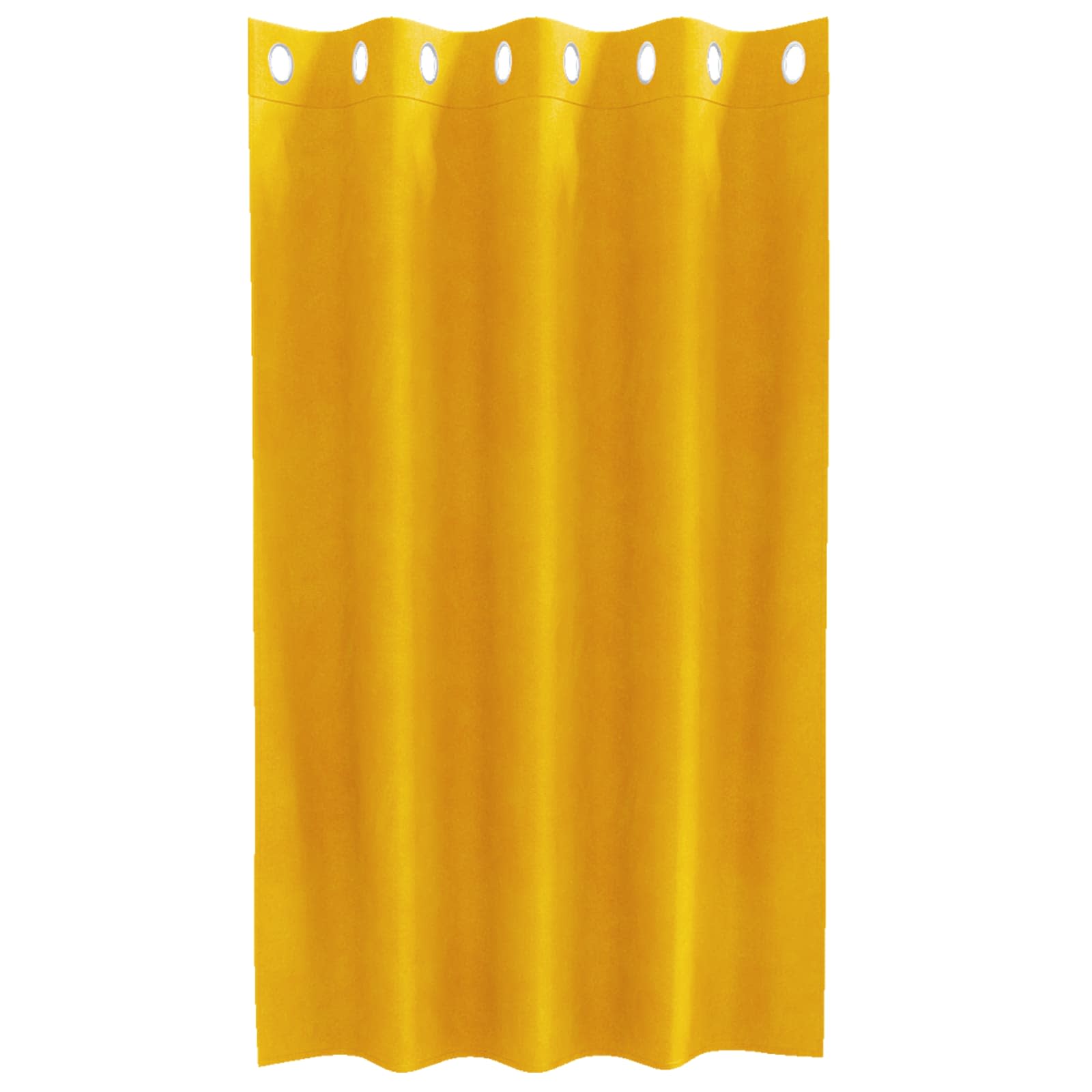 Verduisterende gordijnen 2 st Mosterdgeel 140 x 140 cm Fluweel