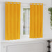 Verduisterende gordijnen 2 st Mosterdgeel 140 x 175 cm Fluweel