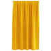 Verduisterende gordijnen 2 st Mosterdgeel 140 x 140 cm Fluweel