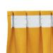 Verduisterende gordijnen 2 st Mosterdgeel 140 x 225 cm Fluweel