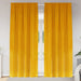 Verduisterende gordijnen 2 st Mosterdgeel 140 x 260 cm Fluweel