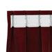 Verduisterende gordijnen 2 st Wijnrood 140 x 225 cm Fluweel