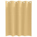 Zwart-out Gordijnen met Ringen 2 st Beige 140 x 140 cm