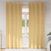 Zwart-out Gordijnen met Ringen 2 st Beige 260 x 140 cm